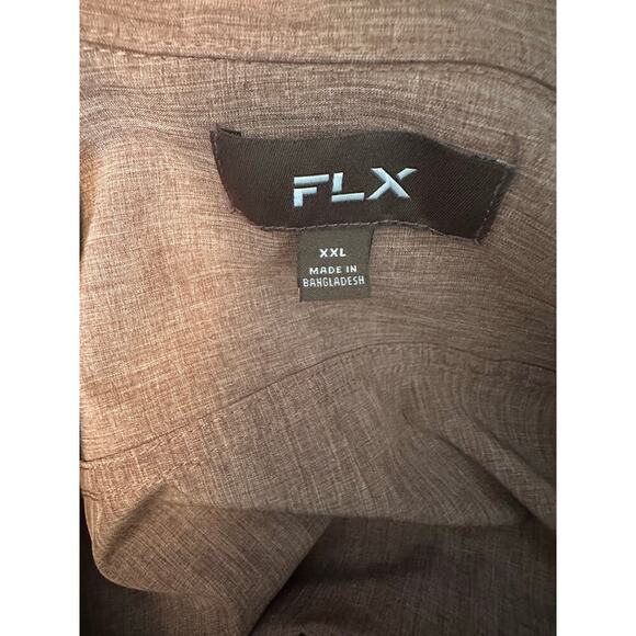 FLX Stretch Long Sleeve Button Up Shirt XXL NEW - Picture 4 of 6